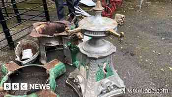 Fountain centrepiece comes home after 61 years