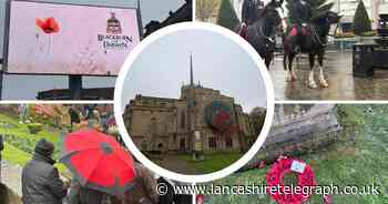 Hundreds gather to pay respects at remembrance service in town