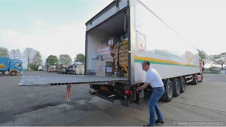 Dronten - Zeventigste transport vanuit Dronten naar Oekraïne onderweg