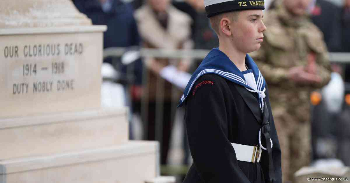 Sussex pauses to remember war dead on Remembrance Sunday