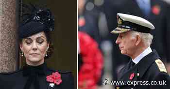 King Charles leads Royal Family at poignant Remembrance Sunday service at the Cenotaph