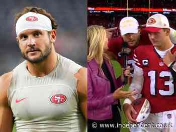 49ers star Nick Bosa fined $11,000 for sporting MAGA hat during post-game interview