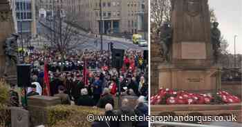 Bradford pays its respects to the fallen on Remembrance Sunday