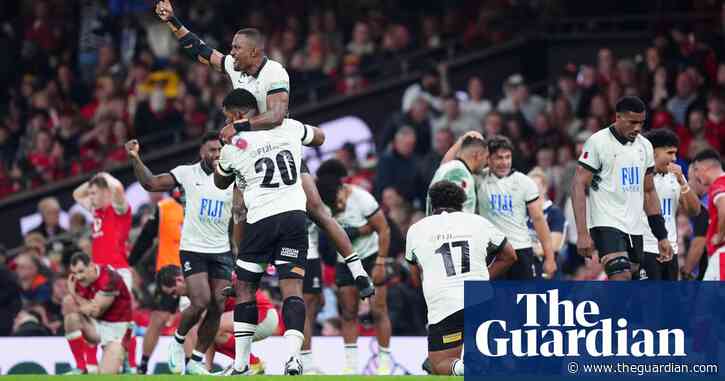 Fiji surge to first victory in Cardiff as Wales’s losing run stretches to 10 Tests