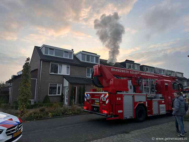 Brandende kaars veroorzaakt zolderbrand in Westervoort