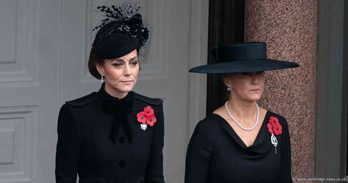 Kate Middleton's 'bold' Remembrance Sunday comment to Sophie Wessex revealed by lip reader