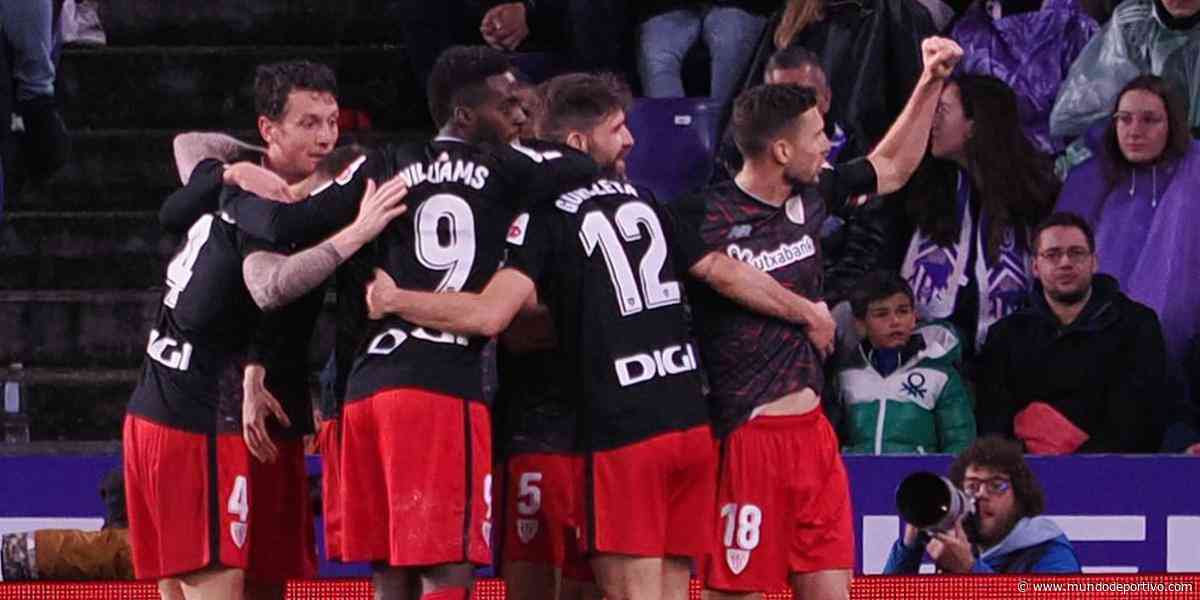 Nico Serrano es titular hoy con el Athletic en Valladolid