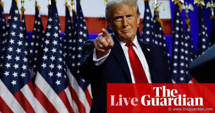 Trump sweeps all seven battleground states as Republicans move closer to US House control – live