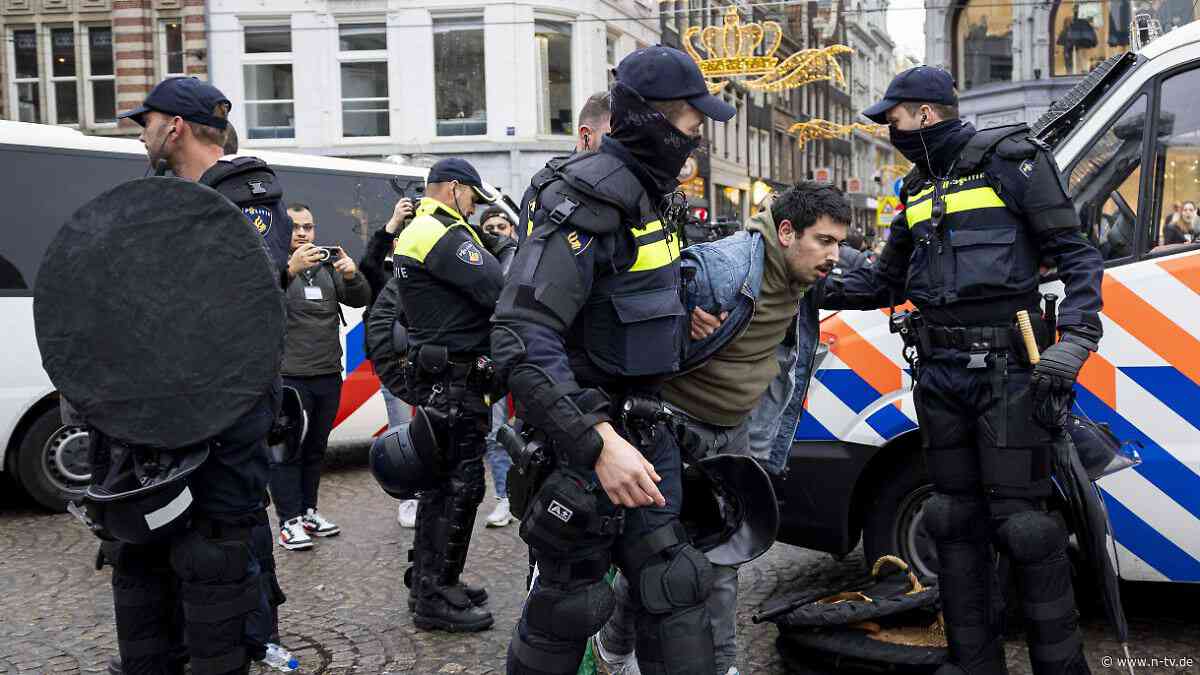 Nach Angriffen auf Maccabi-Fans: Polizei räumt Propalästina-Protest in Amsterdam