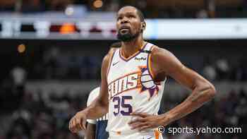 Phoenix's Kevin Durant out with calf strain, to be reevaluated in two weeks