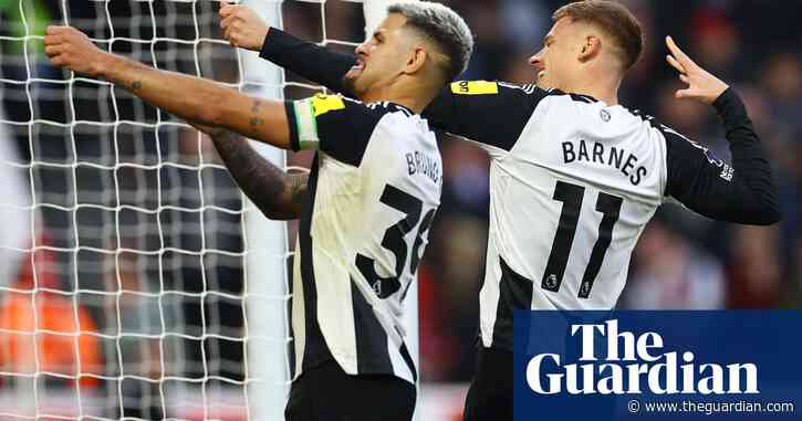 Harvey Barnes wraps up Newcastle’s comeback win at Nottingham Forest