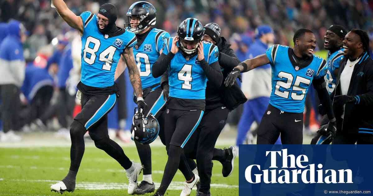 Overtime fumble dooms Giants to fifth straight loss as Panthers triumph in Germany