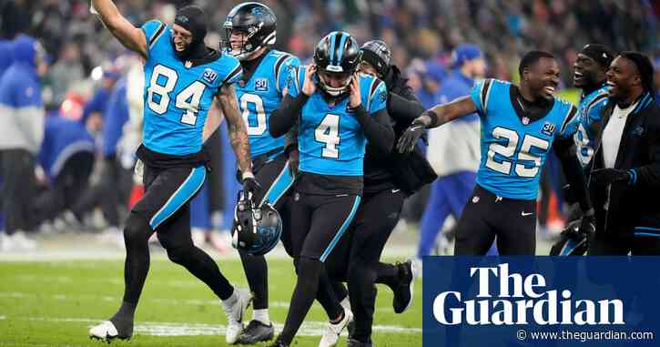 Overtime fumble dooms Giants to fifth straight loss as Panthers triumph in Germany