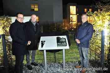 Gedenktafel für „Ghettohaus“ in Bad Oeynhausen enthüllt