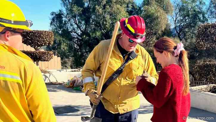 Firefighters find wedding ring in California home destroyed by wildfire