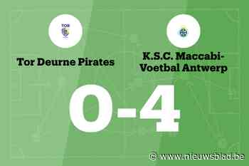 Maccabi wint uit van TOR Deurne Pirates B, mede dankzij twee treffers Cheyns