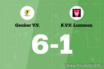 Genk VV overklast Lummen