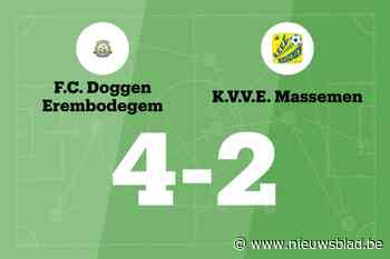 FC Doggen Erembodegem verslaat KVVE Massemen B na hattrick Van Hamme