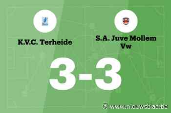 Asse-Terheide en Juve Mollem B delen de punten