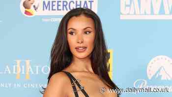 Maya Jama channels Elizabeth Hurley as she slips into THAT career-making Versace safety pin gown to attend the MTV EMAs