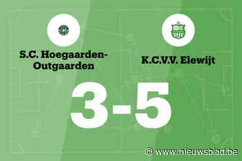 KCVV Elewijt wint ook van SC Out-Hoegaarden