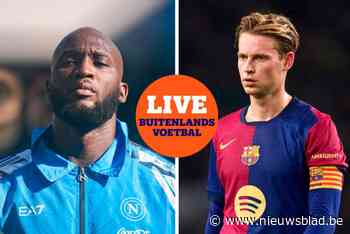 MULTILIVE BUITENLANDS VOETBAL. Lukaku op voorsprong op bezoek bij ex-club Inter, Frenkie de Jong maakt zijn rentree in de basis bij Barcelona