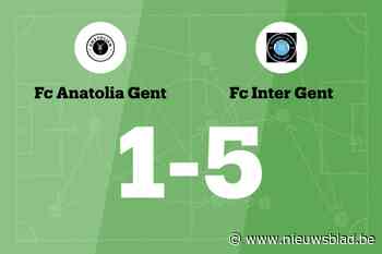 FC Inter Gent wint spektakelwedstrijd van FC Anatolia Gent B