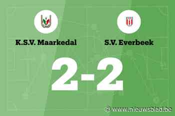 KSV Maarkedal en SV Everbeek eindigen op 2-2-gelijkspel