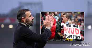 Ruud van Nistelrooij trots op interim-periode bij Manchester United: ‘Dat is de standaard waar je naartoe wil’