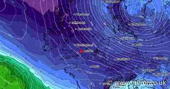 Brutal new weather maps turn purple as -13C Baltic blast covers Britain in snow