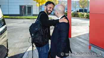 Ruben Amorim arrives at Carrington as Man United welcome new manager after he left Sporting Lisbon