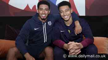 Jude and Jobe Bellingham enjoy special England reunion as the pair share heart-warming moment upon arrival at St George's Park