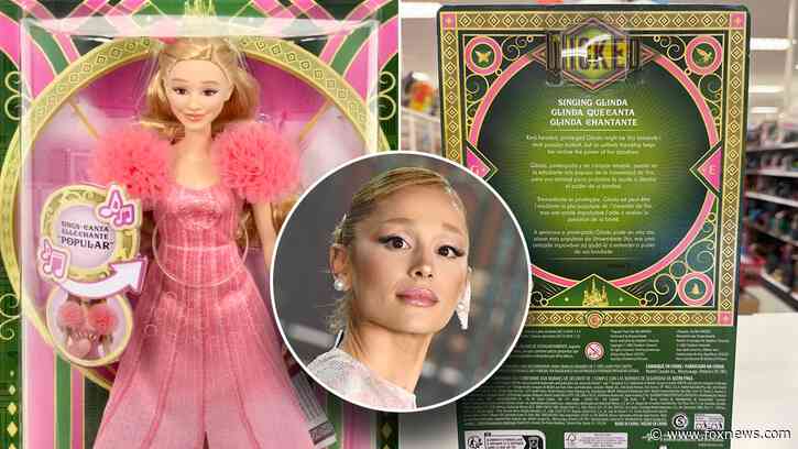 ‘Wicked’ movie dolls sold by Mattel include adult website on packaging