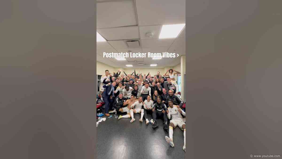 LA Galaxy Post-Match Locker Room Vibes #MLS #Soccer #Futbol #MarcoReus