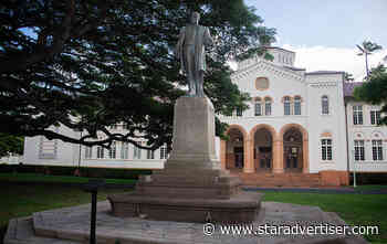 Plaque near McKinley statue  addresses misrepresentation