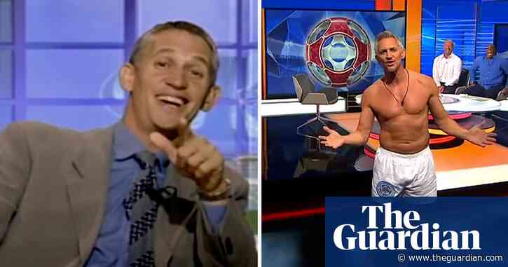 Gary Lineker's most memorable moments as Match of the Day host – video highlights