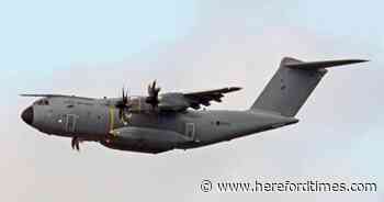 Huge RAF plane spotted flying low over Herefordshire