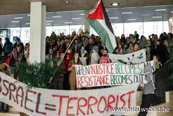 Nieuw protest aan de UGent: 100-tal studenten eist academische boycot van Israël