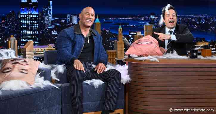 The Rock Gets Into A Pillow Fight With Jimmy Fallon