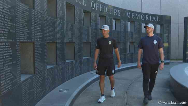 2 APD officers run 500 miles to honor those fallen in line of duty, a year after fellow officer's death