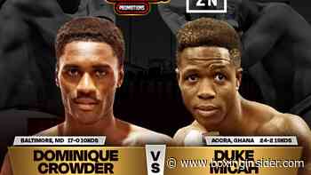 Dominique Crowder Ready To Shine on DAZN Nov 16