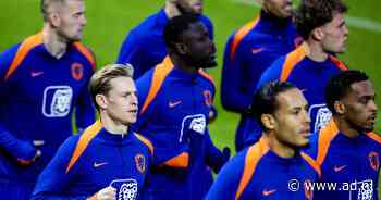 Oranje met Frenkie de Jong begonnen aan voorbereiding op Nations League-duels