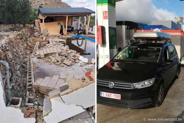 Noodweer in Spanje treft ook Belgen: Armand rijdt met 150 liter kuisproduct naar de regio, ander koppel tweede keer op één jaar tijd slachtoffer van overstroming: “Het mag stoppen nu”