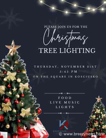 Annual Kosy Lights Christmas Tree Lighting planned for Nov. 21