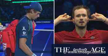 De Minaur goes down to Medvedev at ATP Finals