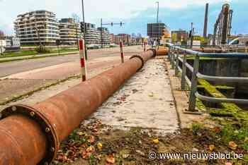 Zag jij al deze bijzondere buisconstructie aan de Hasseltse kanaalkom?