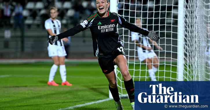 Maanum sparks Arsenal’s four-goal rout of Juventus in Women’s Champions League