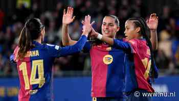 FC Barcelona en invaller Esmee Brugts winnen met 7-0 in Champions League