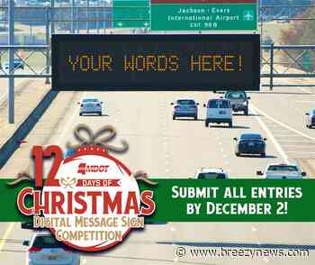 MDOT’s 12 days of Christmas sign contest is back!