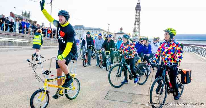 Paddy gets off saddle after finishing most gruelling day of ride so far